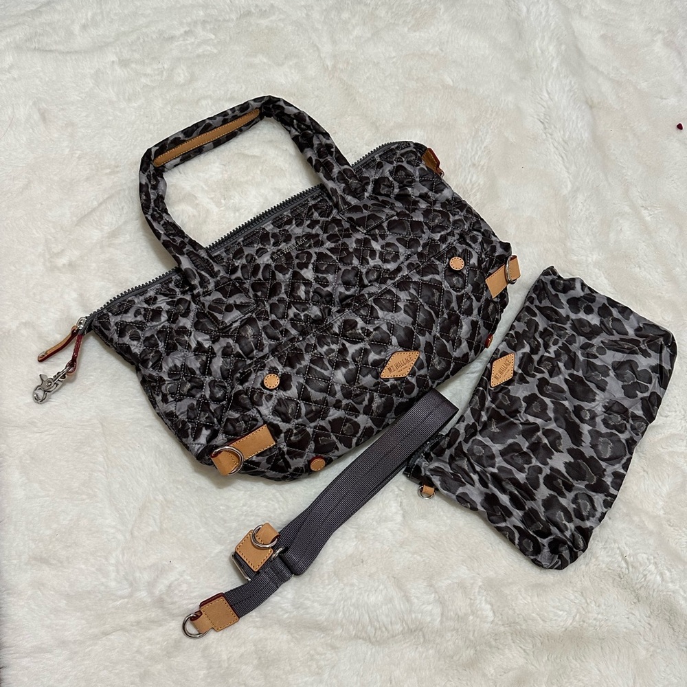 MZ Wallace Magnet Leopard Medium Sutton